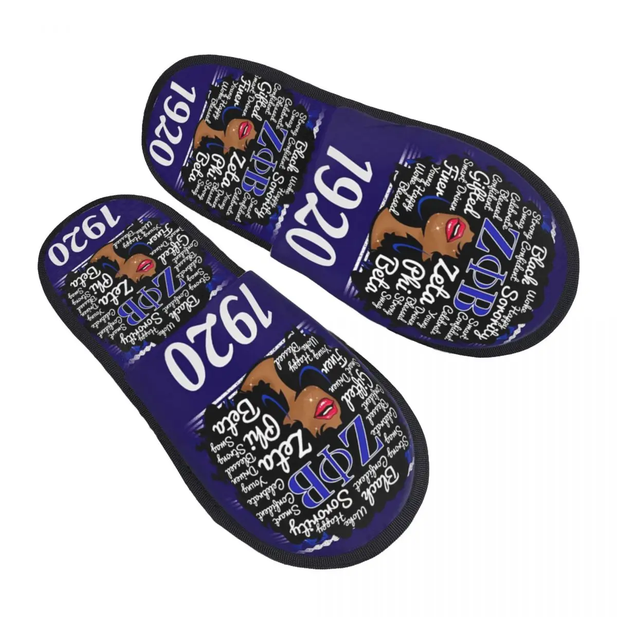 Custom Zeta Phi Beta Sorority Soft Memory Foam House Slippers Women Greek Letter 1920 Cozy Warm Anti-skid Sole Slipper
Custom Zeta Phi Beta Sorority Soft Memory Foam House Slippers Women Greek Letter 1920 Cozy Warm Anti-skid Sole Slipper