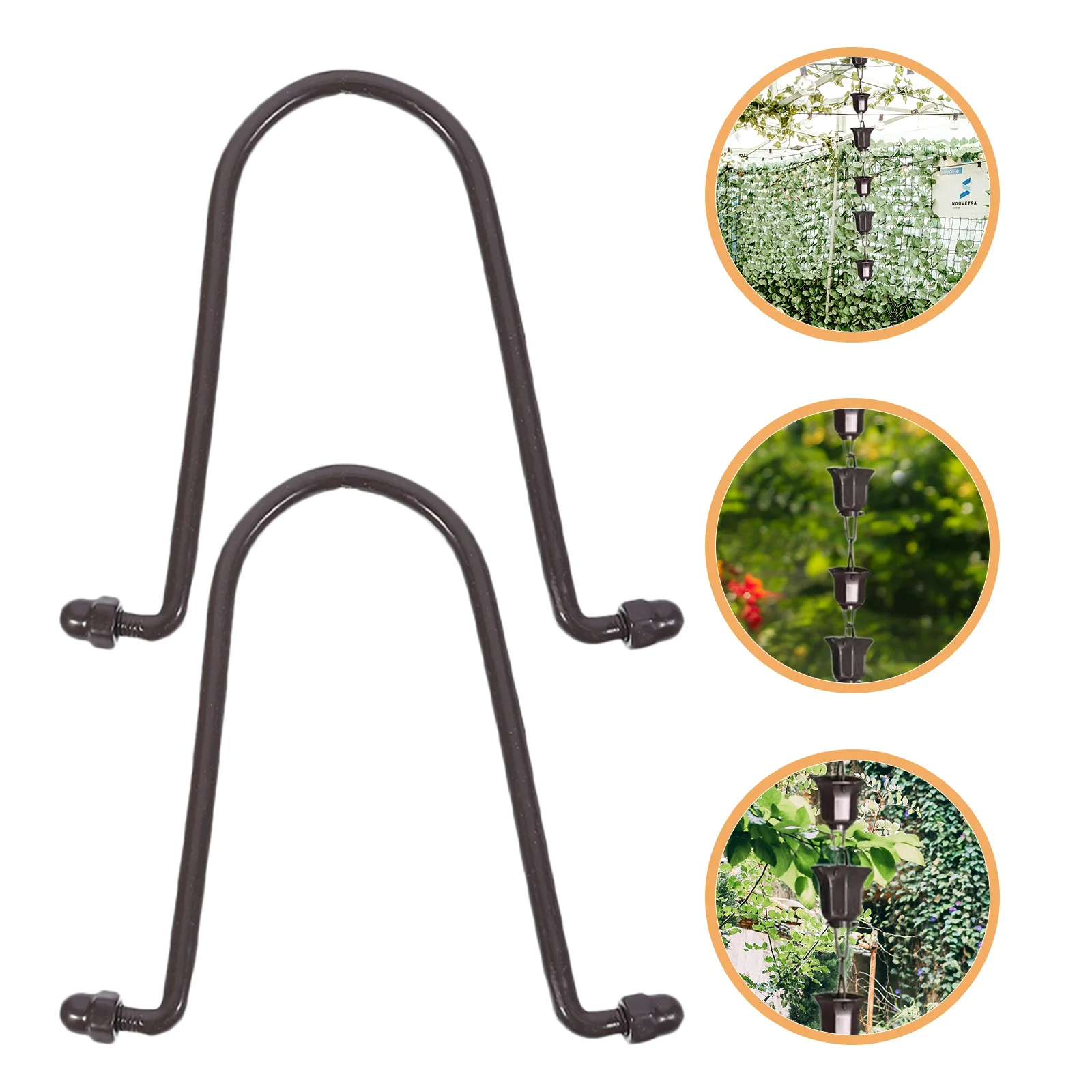 4Pcs Outdoor Rain Chain Hooks Heavy Duty Metal Gutter Adapter for Rain Drainage System Garden Landscape Decor Functional
4Pcs Outdoor Rain Chain Hooks Heavy Duty Metal Gutter Adapter for Rain Drainage System Garden Landscape Decor Functional
