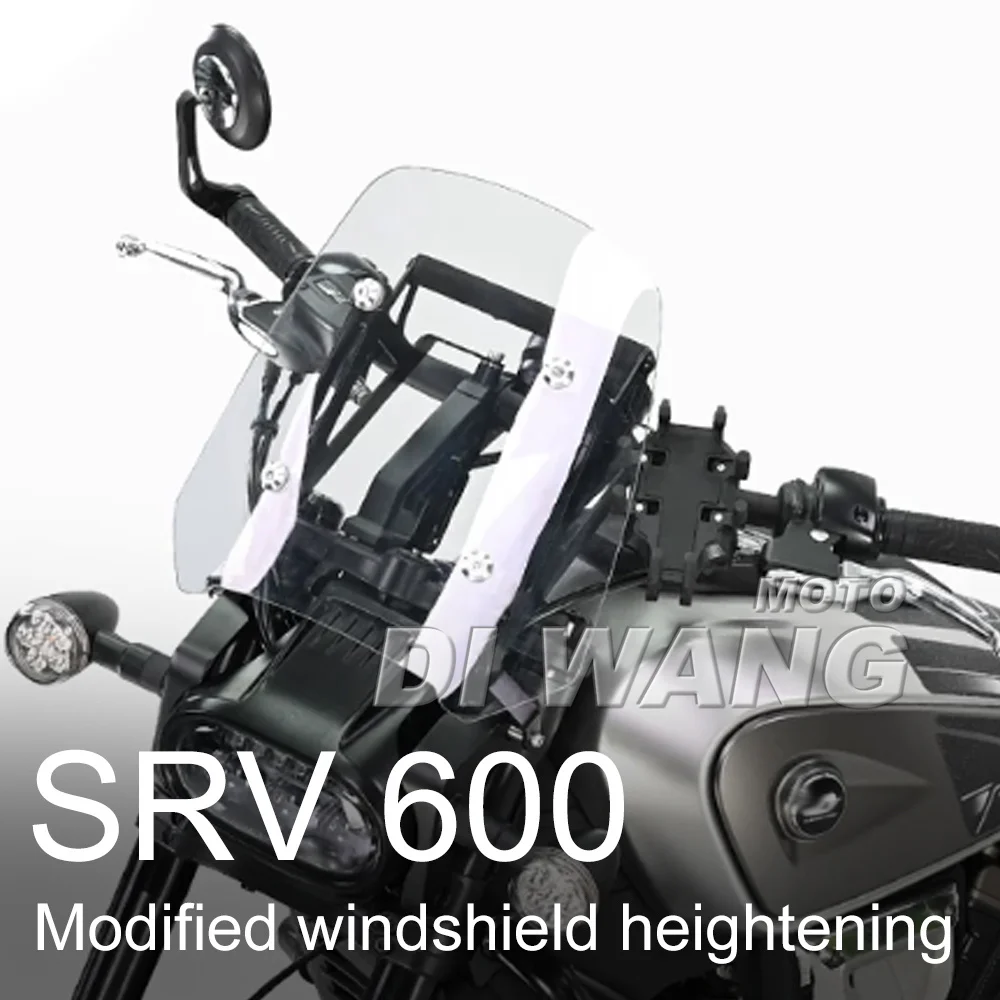 For QJMOTO SRV600 Flash 600 Motorcycle Modified Heightened Windshield With Handrail Front Wind Deflector Tempered Glue
For QJMOTO SRV600 Flash 600 Motorcycle Modified Heightened Windshield With Handrail Front Wind Deflector Tempered Glue
