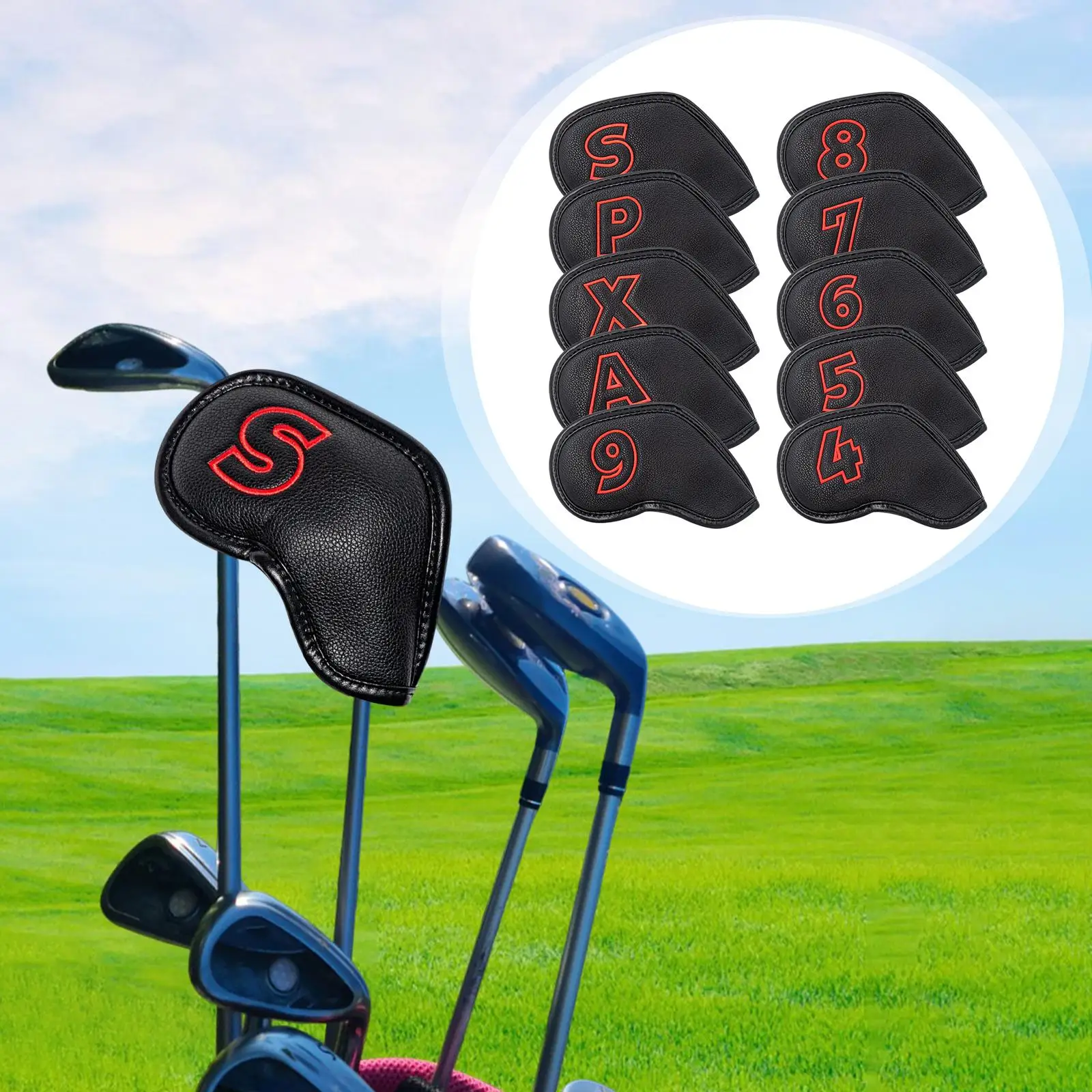 Golf Club Protective Cover Lightweight PU Leather Headcovers for Golf Accessories and Gifts Set
Golf Club Protective Cover Lightweight PU Leather Headcovers for Golf Accessories and Gifts Set