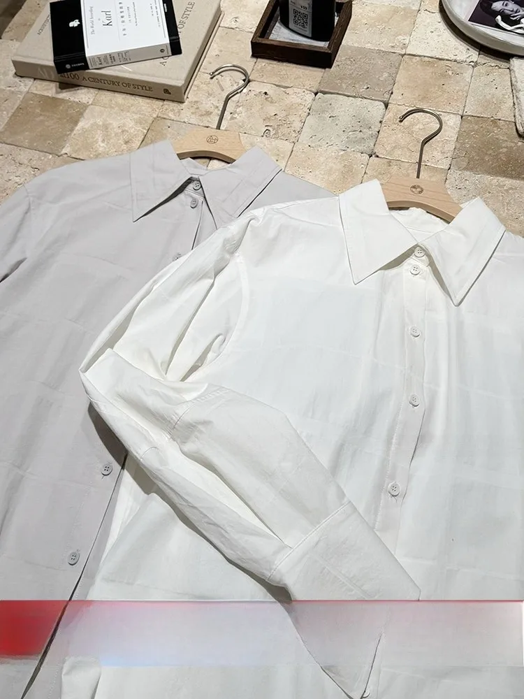 Pure Cotton Casual Shirt Simple Two-color Commute ARE High Intelligence W2070W1 Comfortable Breathable Long Sleeve Casual Style
Pure Cotton Casual Shirt Simple Two-color Commute ARE High Intelligence W2070W1 Comfortable Breathable Long Sleeve Casual Style