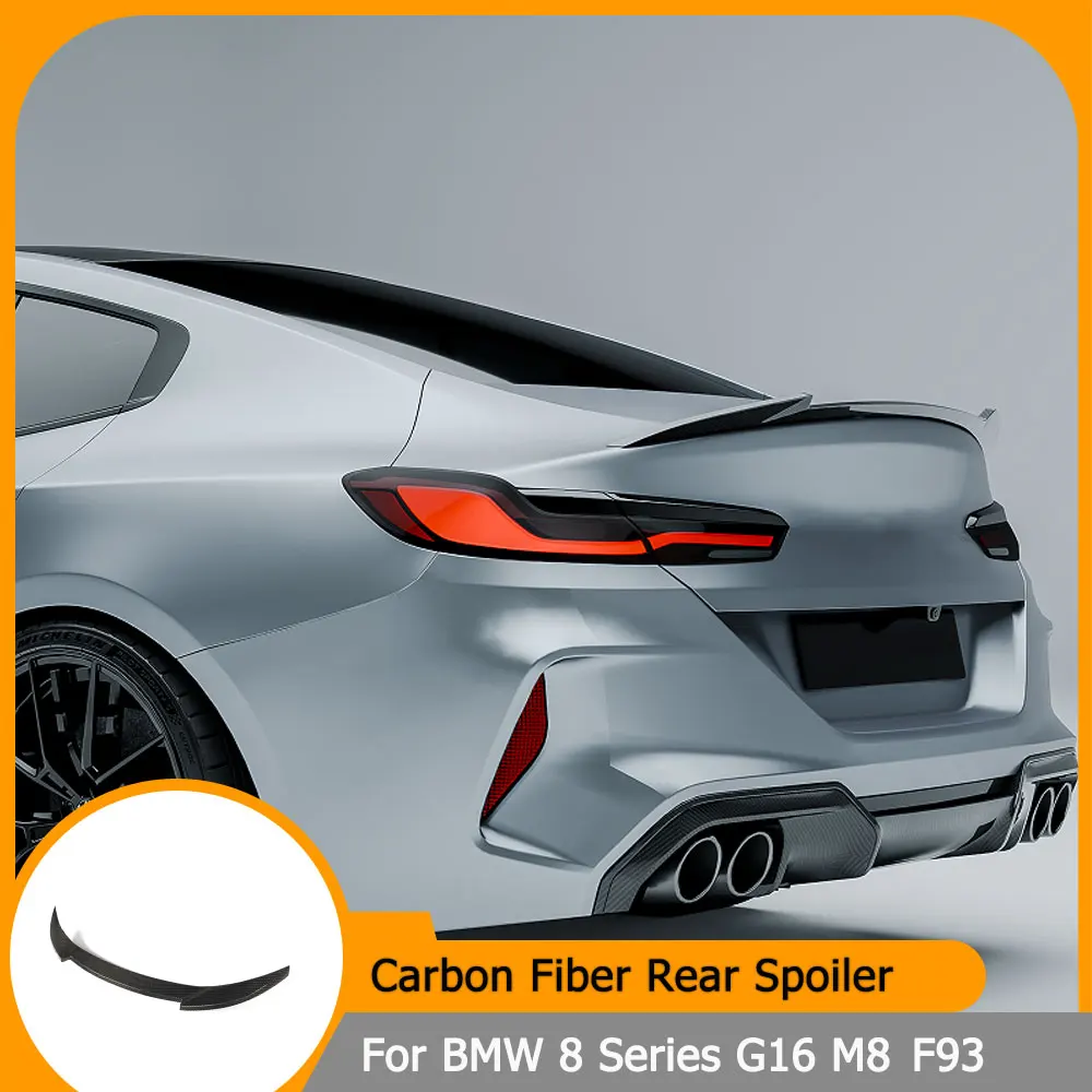 Carbon Fiber Car Rear Trunk Spoiler Wing For BMW 8 Series G16 F93 M8 Gran Coupe 2019-2024 Rear Trunk Boot Lip Wing Spoiler
Carbon Fiber Car Rear Trunk Spoiler Wing For BMW 8 Series G16 F93 M8 Gran Coupe 2019-2024 Rear Trunk Boot Lip Wing Spoiler