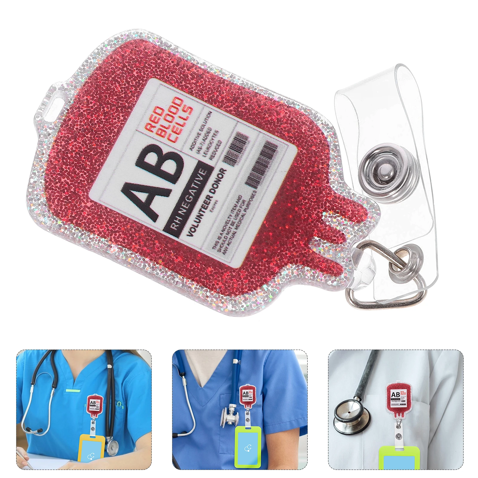 Nurse Badge Scroll Easy-to-pull Buckle Accessories Multi-function Holder ID Card for Nurses Cartoon Name Holders Student
Nurse Badge Scroll Easy-to-pull Buckle Accessories Multi-function Holder ID Card for Nurses Cartoon Name Holders Student