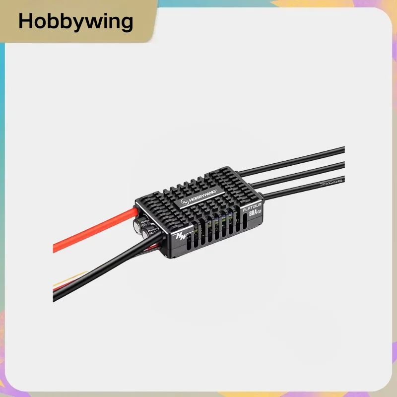 Hobbywing Platinum V5 80A 120A 150A ESC, 3-8S Brushless Speed Controller Switchable BEC for RC Helicopter Fixed-Wing Parts
Hobbywing Platinum V5 80A 120A 150A ESC, 3-8S Brushless Speed Controller Switchable BEC for RC Helicopter Fixed-Wing Parts