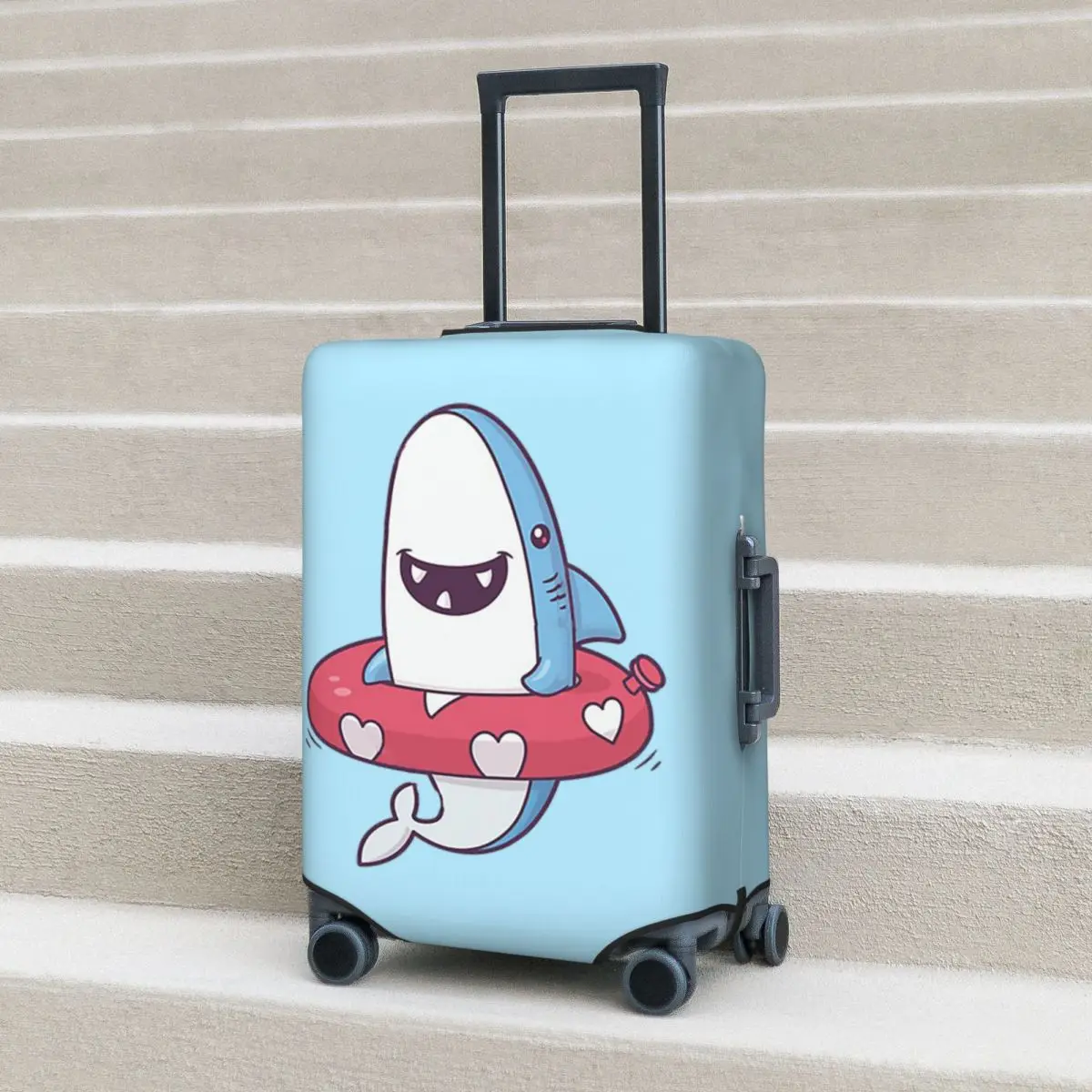 Shark Summer Fun Suitcase Cover Protection Elastic Travel Luggage Protector Covers for 18-32 Inch
Shark Summer Fun Suitcase Cover Protection Elastic Travel Luggage Protector Covers for 18-32 Inch