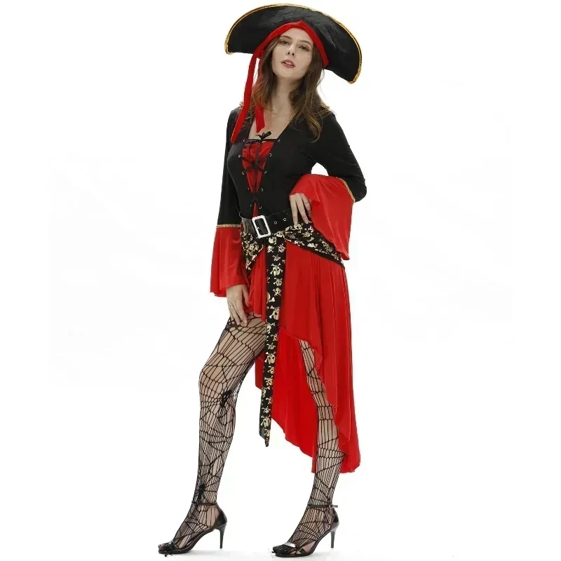 Performance Suit Uniform Fancy Woman Carnival Dress Halloweeen Ladies Sexy Female Pirates Cosplay Costume 2026
Performance Suit Uniform Fancy Woman Carnival Dress Halloweeen Ladies Sexy Female Pirates Cosplay Costume 2026