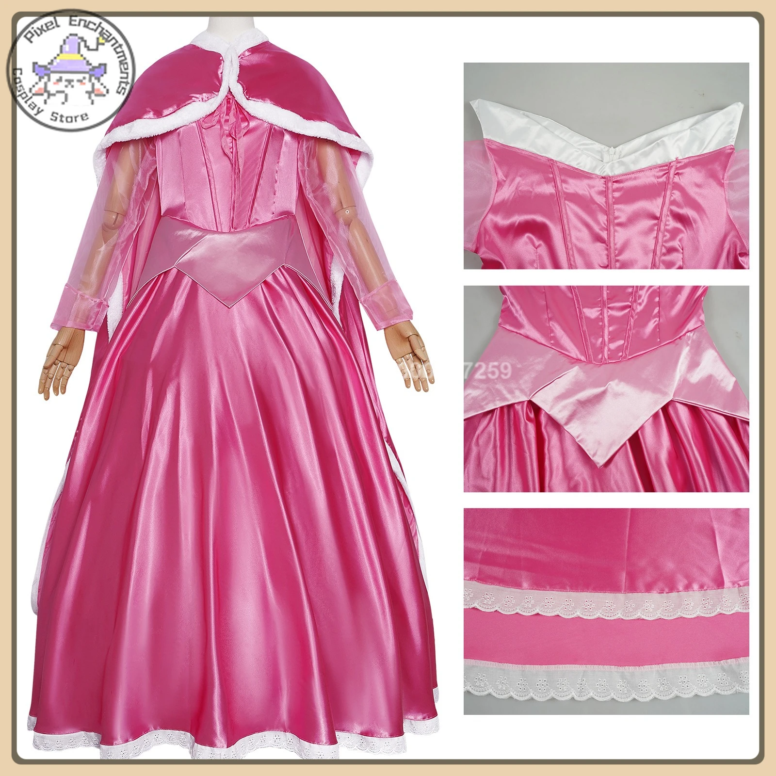 Popular Anime Role Playing Costume Blue & Pink Sweet Princess Dress Full Set High Quality Comic Con Party (Female Kid/Teen)
Popular Anime Role Playing Costume Blue & Pink Sweet Princess Dress Full Set High Quality Comic Con Party (Female Kid/Teen)