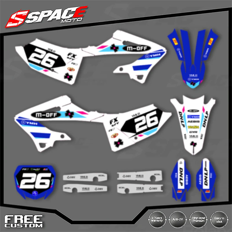 SPACE Custom Motorcycle Graphics Background Decal for YAMAHA YZ125-250X 2022 2023 2024 Decals Stickers Kits 010
SPACE Custom Motorcycle Graphics Background Decal for YAMAHA YZ125-250X 2022 2023 2024 Decals Stickers Kits 010