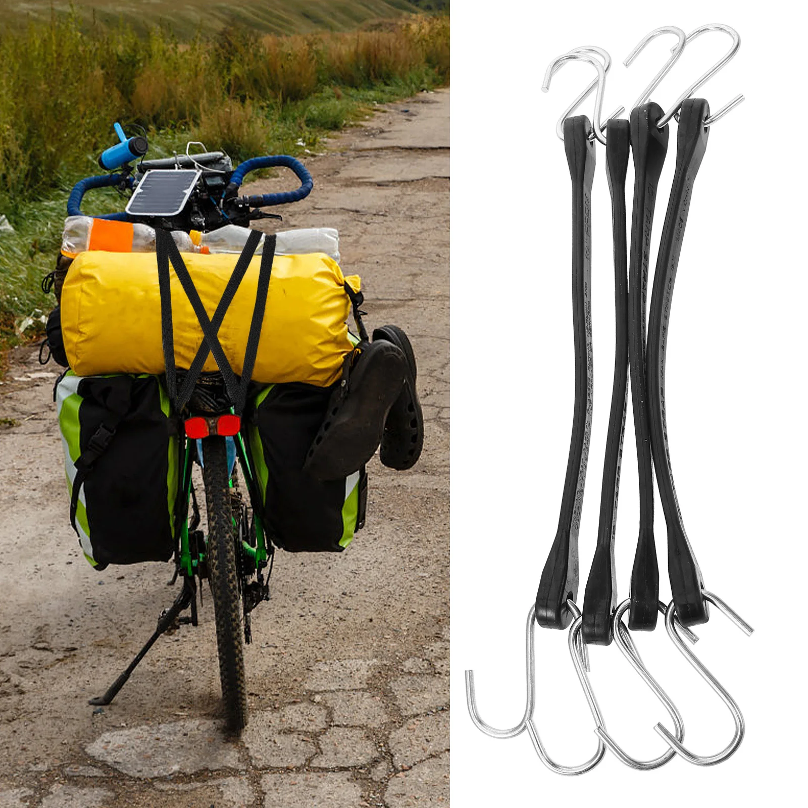 10pcs s Elastic Hooks Luggage Connector Straps Suitcase Supplies Black Travel Heavy Duty Fixing Outdoor Rope
10pcs s Elastic Hooks Luggage Connector Straps Suitcase Supplies Black Travel Heavy Duty Fixing Outdoor Rope