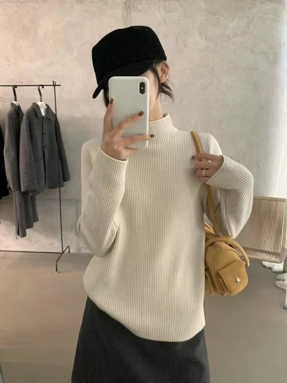 Thiened Warm Fce Women's Knitted Loose Sweater f High Collar Autumn Winter Inner Wear Inteated Fce Lazy Knit Bas...
Thiened Warm Fce Women's Knitted Loose Sweater f High Collar Autumn Winter Inner Wear Inteated Fce Lazy Knit Bas...