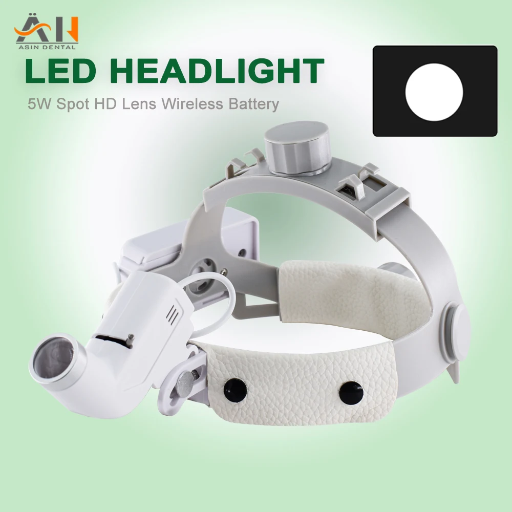 Dental Surgical LED Headlight 5W Focusing Brightness Ajustable Headlamp Clinical Brightness Spot Adjustable
Dental Surgical LED Headlight 5W Focusing Brightness Ajustable Headlamp Clinical Brightness Spot Adjustable