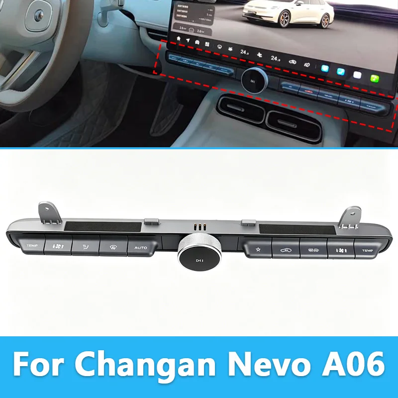 For Changan Nevo A06 Central Control Physical Button Upgrade Kit Air Conditioning Control Switch Panel Auto Replacement Parts
For Changan Nevo A06 Central Control Physical Button Upgrade Kit Air Conditioning Control Switch Panel Auto Replacement Parts