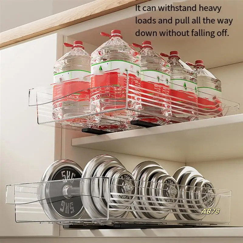 Retractable Drawer Transparent Sliding Rail Rack Kitchen Storage Box Movable Drawer Storage Basket Storage Box
Retractable Drawer Transparent Sliding Rail Rack Kitchen Storage Box Movable Drawer Storage Basket Storage Box