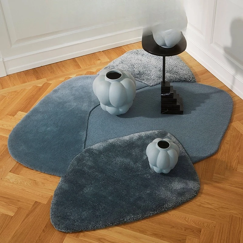 Modern Simple Irregular Carpet Living Room Home Premium Light Luxury Blue Special-shaped Bedroom Bedside Blanket French
Modern Simple Irregular Carpet Living Room Home Premium Light Luxury Blue Special-shaped Bedroom Bedside Blanket French