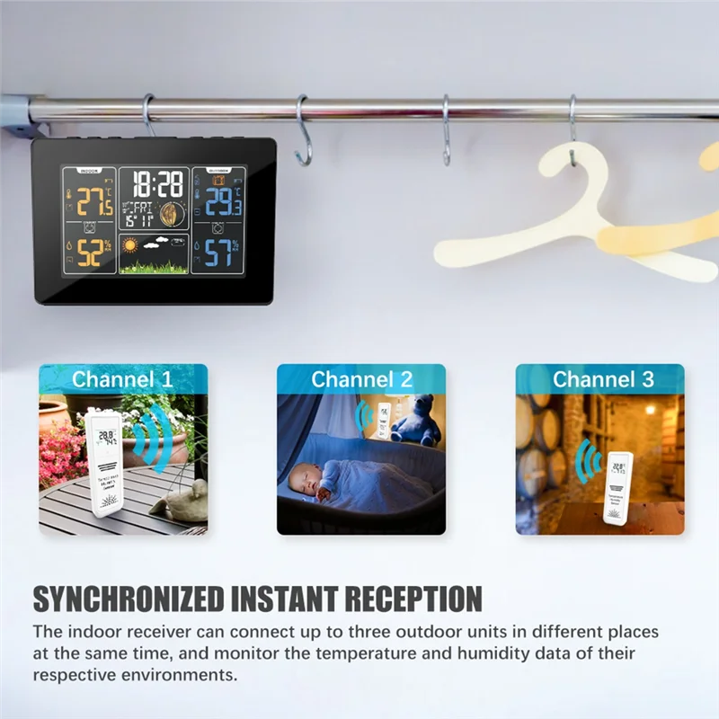 Цифровые настенные часы PT201C, Wi-Fi Метеостанция для прогноза погоды, гигрометр, термометр, фаза Луны, прогноз погоды
Цифровые настенные часы PT201C, Wi-Fi Метеостанция для прогноза погоды, гигрометр, термометр, фаза Луны, прогноз погоды