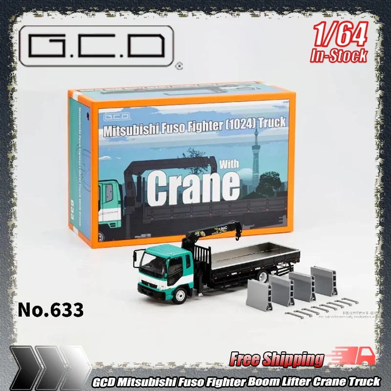 New 1:64 Gcd Mitsubishi Boom Truck Fuso Fighter Boom Lifter Crane Truck Transport Vehicle Alloy Die-Casting Car Model Toys Gifts
New 1:64 Gcd Mitsubishi Boom Truck Fuso Fighter Boom Lifter Crane Truck Transport Vehicle Alloy Die-Casting Car Model Toys Gifts