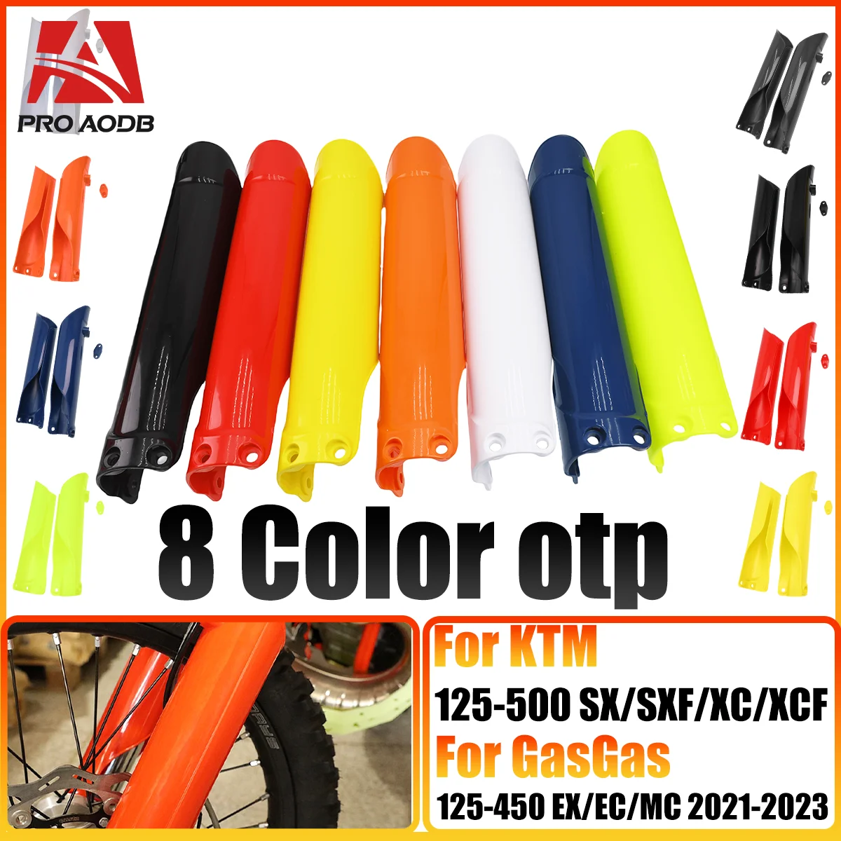 Endurance Motocross modified accessories Front fork protection cover shock absorber protection for KTM SX EXC off-road vehicles
Endurance Motocross modified accessories Front fork protection cover shock absorber protection for KTM SX EXC off-road vehicles