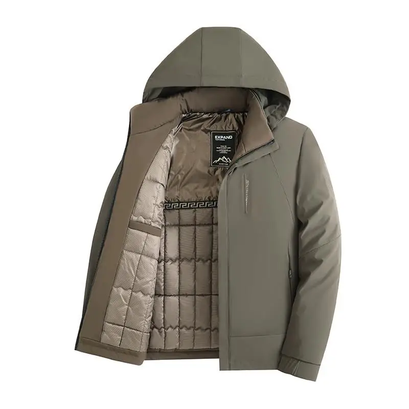Winter Thickened Cotton Jacket Men's Casual Administrative Style Coat Additional Cotton Warm Stand Collar Leisure Outerwear
Winter Thickened Cotton Jacket Men's Casual Administrative Style Coat Additional Cotton Warm Stand Collar Leisure Outerwear