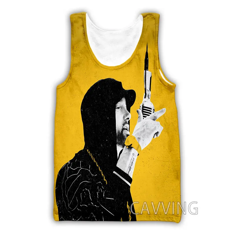 Майка CAVVING Eminem с 3D принтом, жилет в стиле Харадзюку, летняя нижняя рубашка, уличная одежда для мужчин и женщин
Майка CAVVING Eminem с 3D принтом, жилет в стиле Харадзюку, летняя нижняя рубашка, уличная одежда для мужчин и женщин