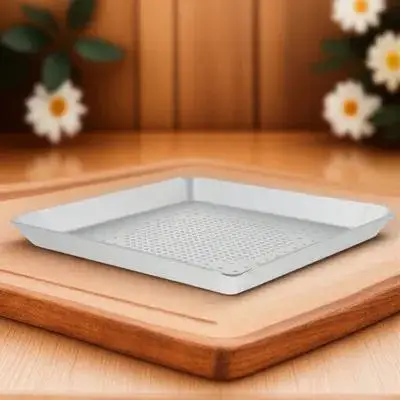 1Pcs Aluminum Alloy Perforated Pizza Baking Pan Non Stick High Thermal Conductivity Practical Baking Tray Home Use 
1Pcs Aluminum Alloy Perforated Pizza Baking Pan Non Stick High Thermal Conductivity Practical Baking Tray Home Use