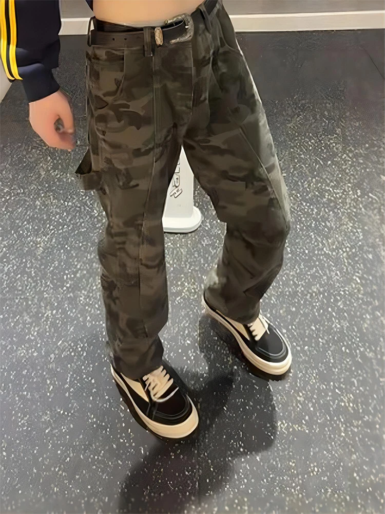 Мужские джинсы прямого кроя в стиле ретро-американский камуфляж, осенне-зимние, с деконструктивным пэчворком, чистый крой, на подкладке, рабочая одежда, деним
Мужские джинсы прямого кроя в стиле ретро-американский камуфляж, осенне-зимние, с деконструктивным пэчворком, чистый крой, на подкладке, рабочая одежда, деним