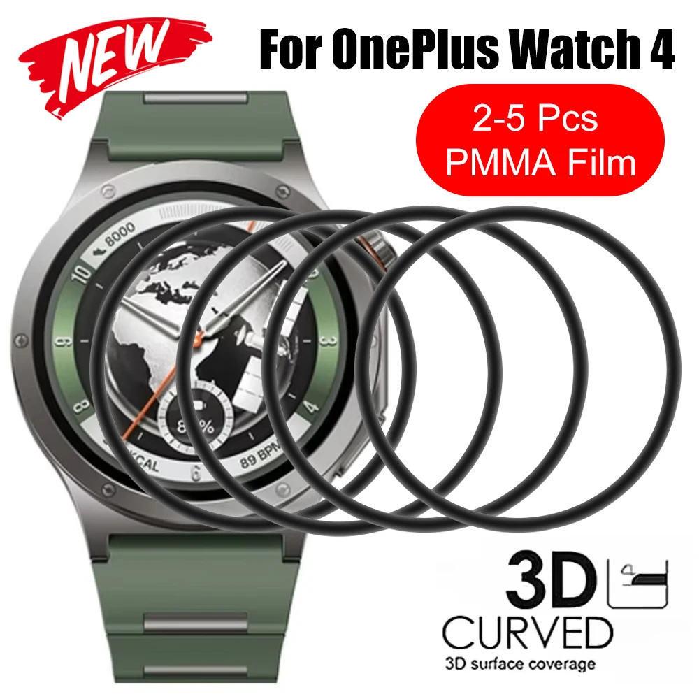 2-5Pcs Soft Curved Edge Guard Film For OnePlus Watch 4 Screen Protector Anti Scratch PMMA Watch Film For Watch 4 Full Coverage
2-5Pcs Soft Curved Edge Guard Film For OnePlus Watch 4 Screen Protector Anti Scratch PMMA Watch Film For Watch 4 Full Coverage