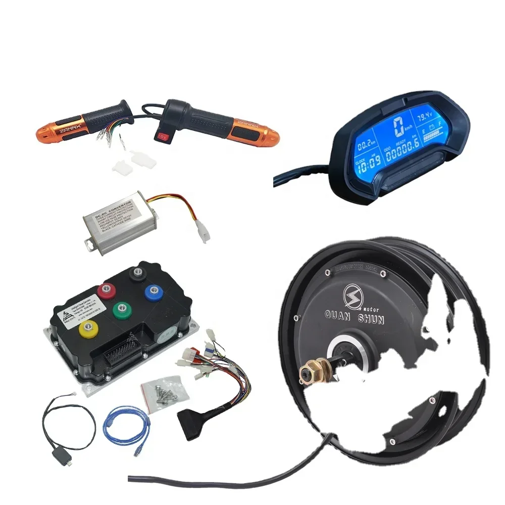 QSMOTOR 10*2.15inch 3000W 60V 80kph BLDC In Wheel Hub Motor With KLS7230H Controller Motor Kits For Electric Scooter 
QSMOTOR 10*2.15inch 3000W 60V 80kph BLDC In Wheel Hub Motor With KLS7230H Controller Motor Kits For Electric Scooter