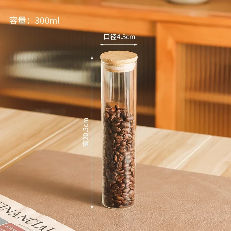 Glass Coffee Beans Storage Jar Sample Display Bottle Sealed Jar Cereals Storage Box Storage Jar Rack
Glass Coffee Beans Storage Jar Sample Display Bottle Sealed Jar Cereals Storage Box Storage Jar Rack