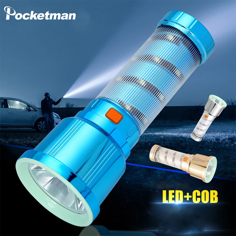 Powerful LED Flashlight with 5 Modes Magnet Type-C USB Fast Charging Torch Outdoor Emergency Work Light Camping Flashlights
Powerful LED Flashlight with 5 Modes Magnet Type-C USB Fast Charging Torch Outdoor Emergency Work Light Camping Flashlights