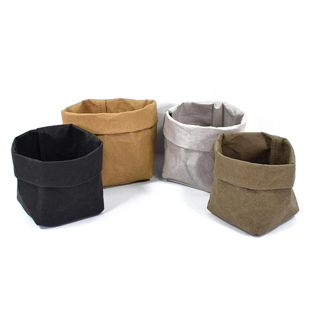 Washable Kraft Paper Bags Flower Pot Cover Storage Containers Decorative Bag Reusable Laundry Stationery Food Bag Gardening
Washable Kraft Paper Bags Flower Pot Cover Storage Containers Decorative Bag Reusable Laundry Stationery Food Bag Gardening