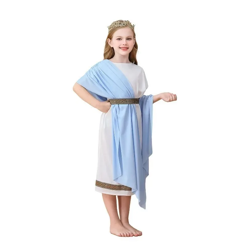 Halloween Cosplay Costume Greek Mythology Shawl Dress Belt Headwear Suit Carnival Theme Party Role Playing Outfits for Girls
Halloween Cosplay Costume Greek Mythology Shawl Dress Belt Headwear Suit Carnival Theme Party Role Playing Outfits for Girls