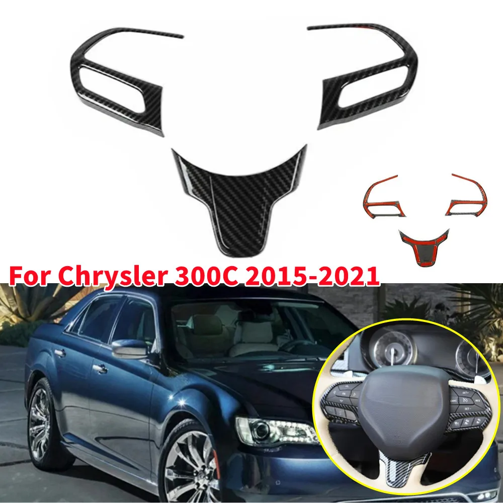 Для Chrysler 300C 2015-2021 автомобильная панель рулевого колеса, наклейка, декоративная накладка, автомобильные аксессуары, ABS, углеродное волокно 
Для Chrysler 300C 2015-2021 автомобильная панель рулевого колеса, наклейка, декоративная накладка, автомобильные аксессуары, ABS, углеродное волокно