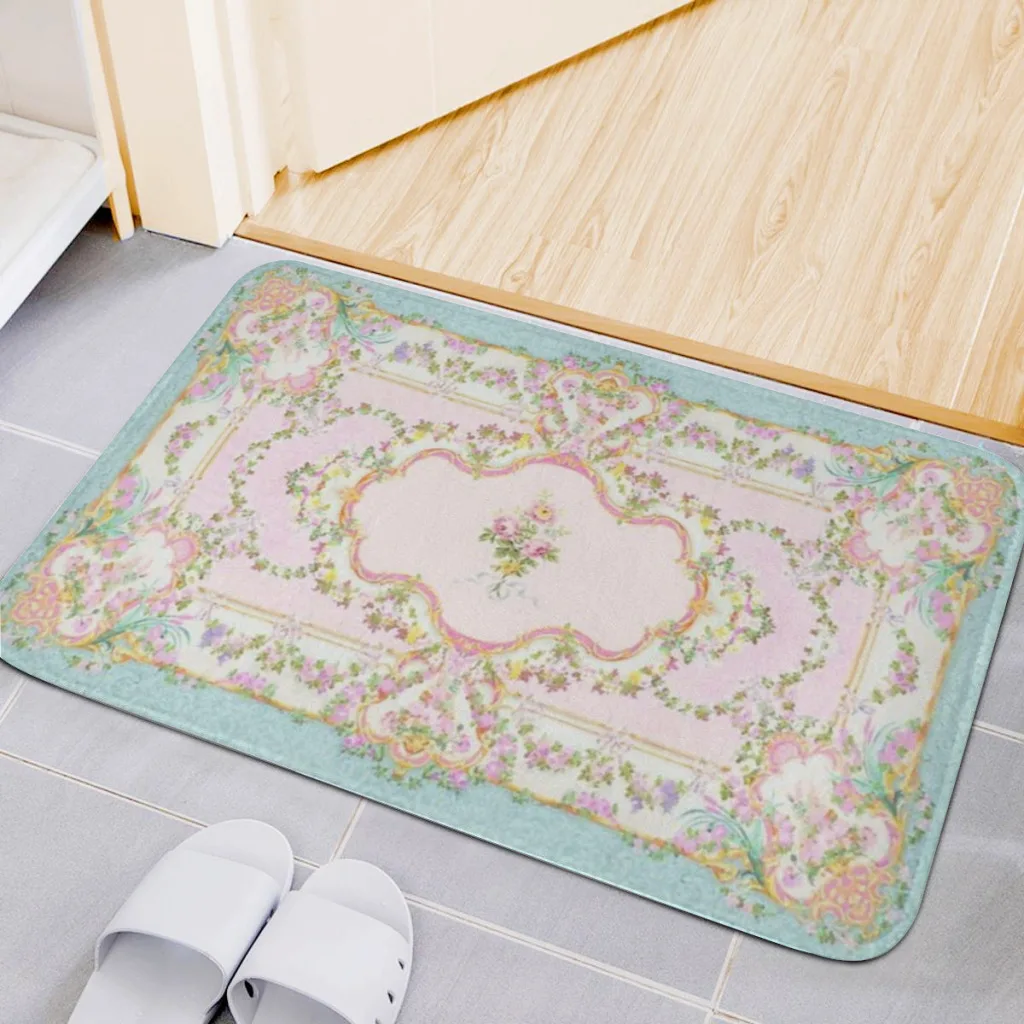 Home Carpet Rug Bathroom French Rococo Floral Watercolor Panel Mat Retro Multiple Choice Living Room Kitchen Non-Slip Alfombra
Home Carpet Rug Bathroom French Rococo Floral Watercolor Panel Mat Retro Multiple Choice Living Room Kitchen Non-Slip Alfombra