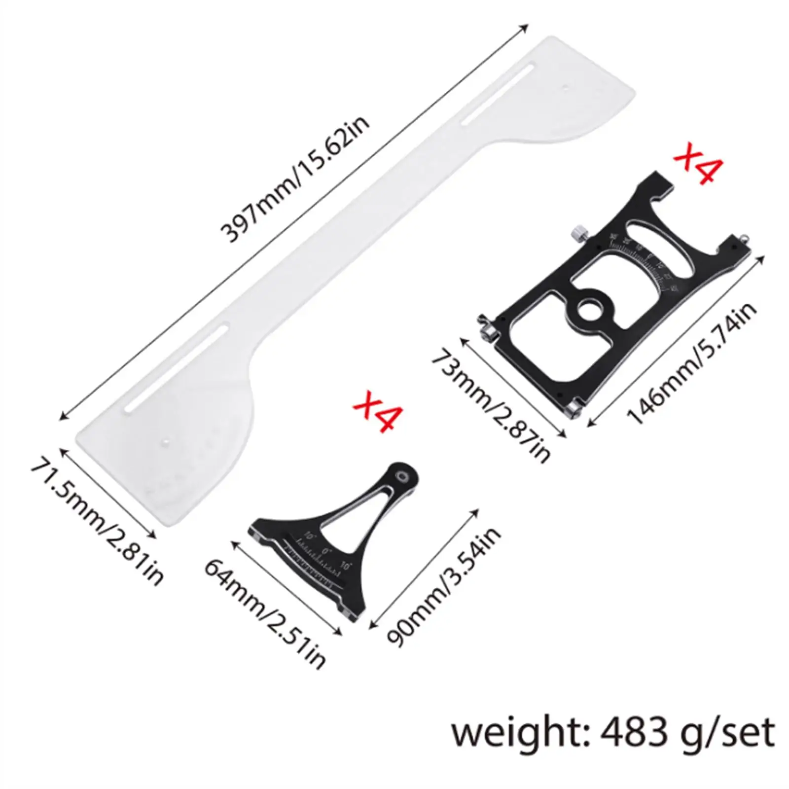 Off Road RC Car Chassis Setup System Aluminum Alloy Tuning Gauge for 1/8 Rally Truck Suspension Adjustment
Off Road RC Car Chassis Setup System Aluminum Alloy Tuning Gauge for 1/8 Rally Truck Suspension Adjustment