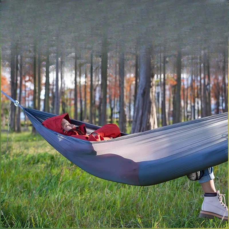 Outdoor ultra-light hammock camping camping dormitory picnic leisure portable safety anti-rollover swing chair
Outdoor ultra-light hammock camping camping dormitory picnic leisure portable safety anti-rollover swing chair