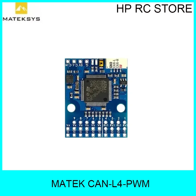 MATEK CAN-L4-PWM AP_PERIPH DRONECAN TO PWM ADAPTER ArudPilot Turn PWM Servos Into CAN Servos DShot Capable ESCs Into CAN ESCs
MATEK CAN-L4-PWM AP_PERIPH DRONECAN TO PWM ADAPTER ArudPilot Turn PWM Servos Into CAN Servos DShot Capable ESCs Into CAN ESCs