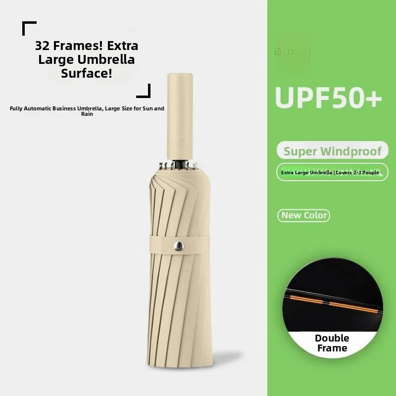 Extra Large Automatic Rain Umbrella 150cm 15M 12 Ribs for Heavy Rain Three Fold Stick Umbrella All Weather Universal Use
Extra Large Automatic Rain Umbrella 150cm 15M 12 Ribs for Heavy Rain Three Fold Stick Umbrella All Weather Universal Use