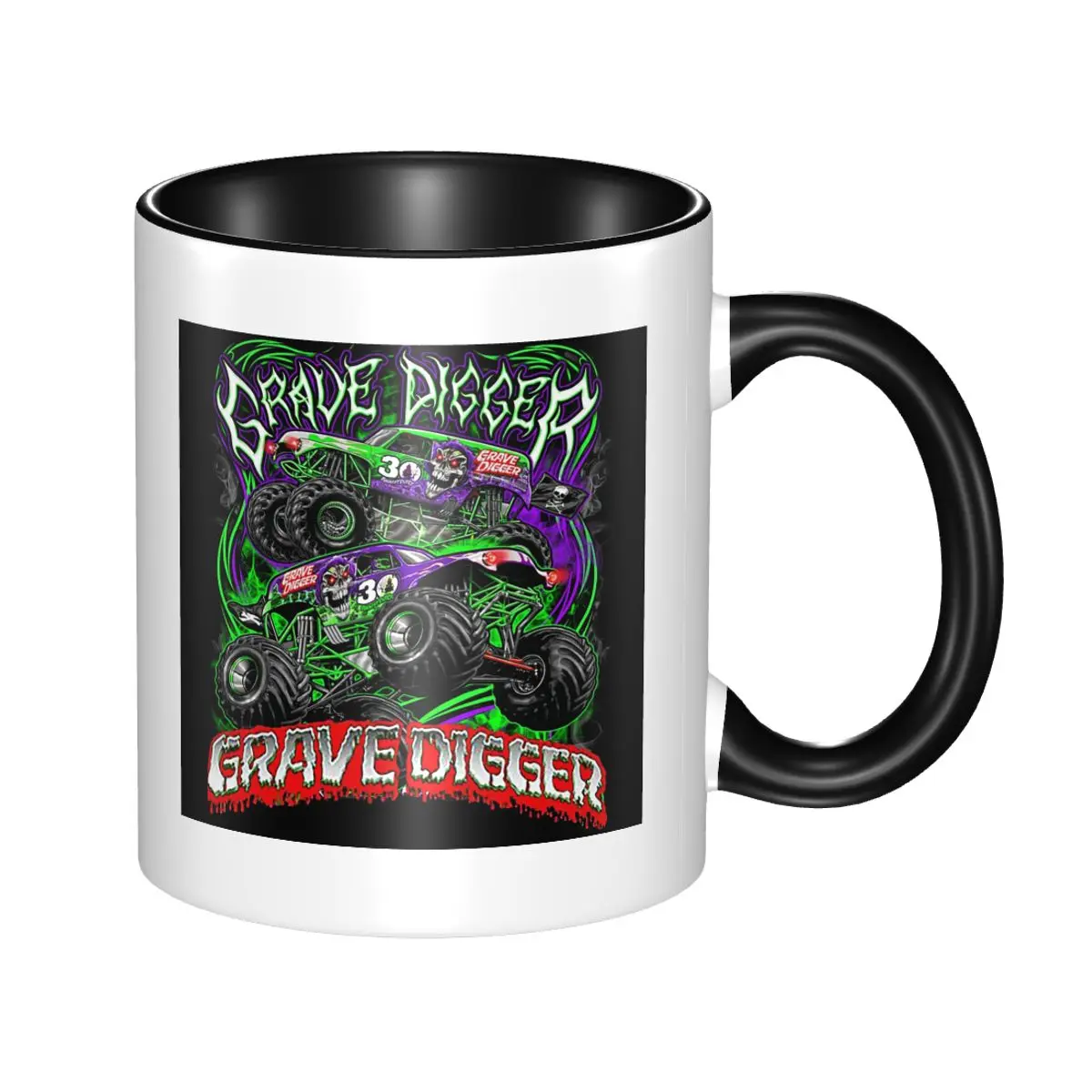 Monster Jam Grave Digger Monster Truck Mug Funny Ceramic Coffee Cups Tea Mugs Milk Cup Drinkware Gift for Woman Man
Monster Jam Grave Digger Monster Truck Mug Funny Ceramic Coffee Cups Tea Mugs Milk Cup Drinkware Gift for Woman Man