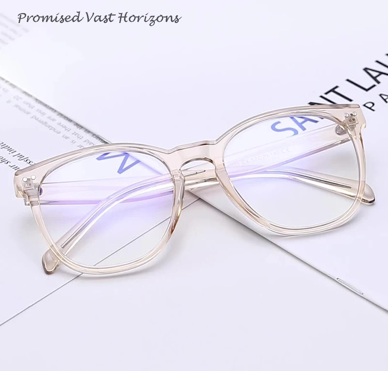 Simple Round Large Blue Light Blocking Female Inserted Core TR90 Transparent Pink Yellow Grey Tortoise Plano Lens Glasses Frame
Simple Round Large Blue Light Blocking Female Inserted Core TR90 Transparent Pink Yellow Grey Tortoise Plano Lens Glasses Frame