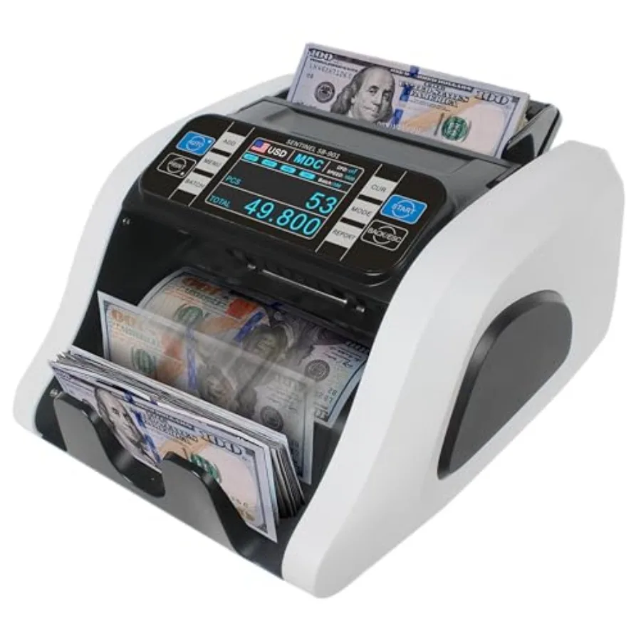 Business Grade Money Counter for Mixed Denominations Plastic Housing Black High-Speed Counting with Counterfeit Detection and P
Business Grade Money Counter for Mixed Denominations Plastic Housing Black High-Speed Counting with Counterfeit Detection and P