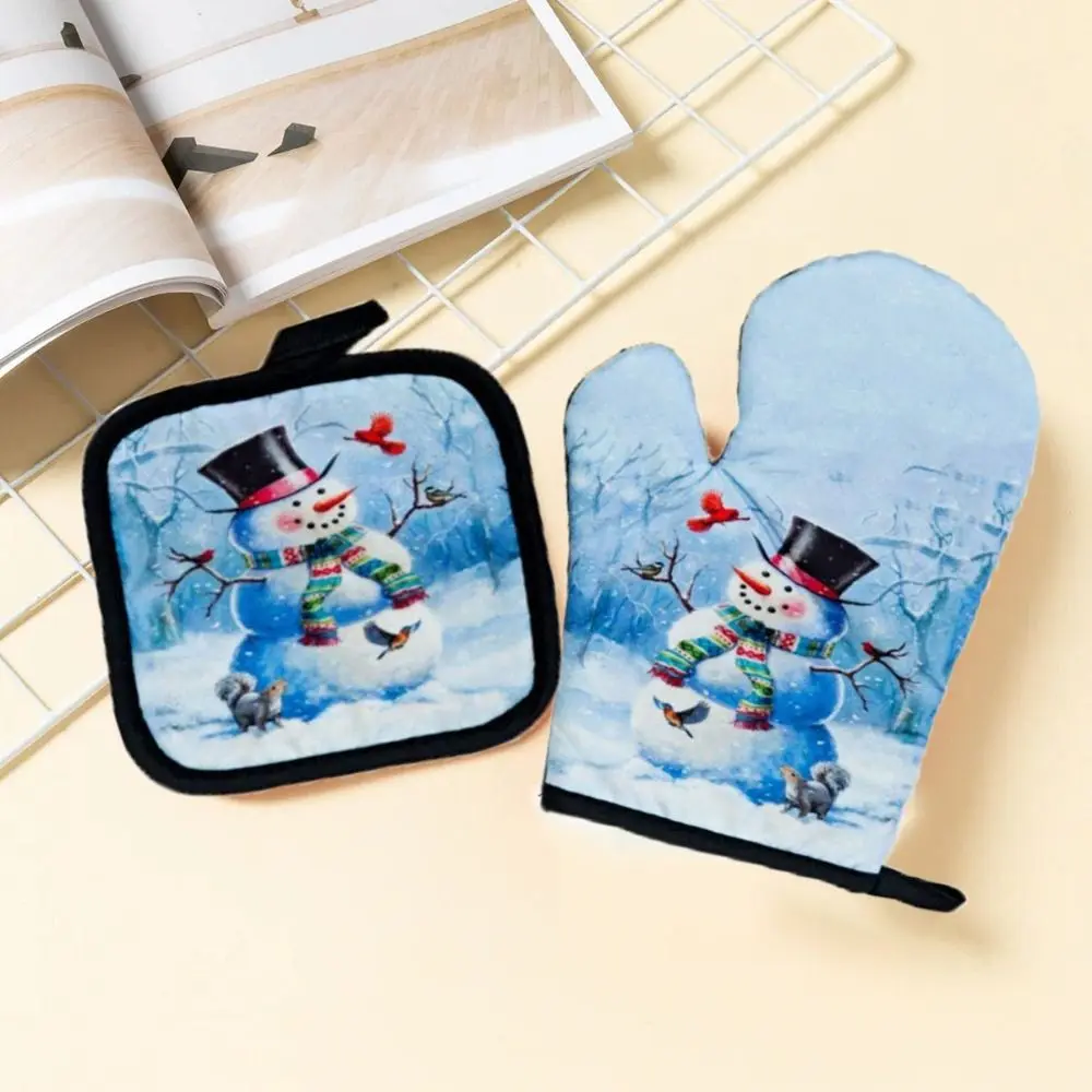 2pc/set Anti-Heat Christmas Microwave Glove Potholder Thickening Printing Christmas Oven Mitts Insulation Insulation Pad Navidad
2pc/set Anti-Heat Christmas Microwave Glove Potholder Thickening Printing Christmas Oven Mitts Insulation Insulation Pad Navidad