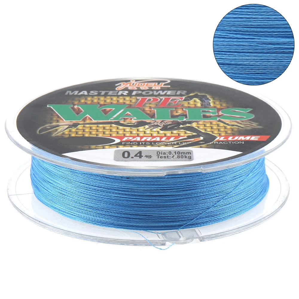 100M 110Yards Blue PE Braided Fishing Line 4 Strands Design 10 12 15 18 28 40 50 60LB Multifilament Fishing Line
100M 110Yards Blue PE Braided Fishing Line 4 Strands Design 10 12 15 18 28 40 50 60LB Multifilament Fishing Line