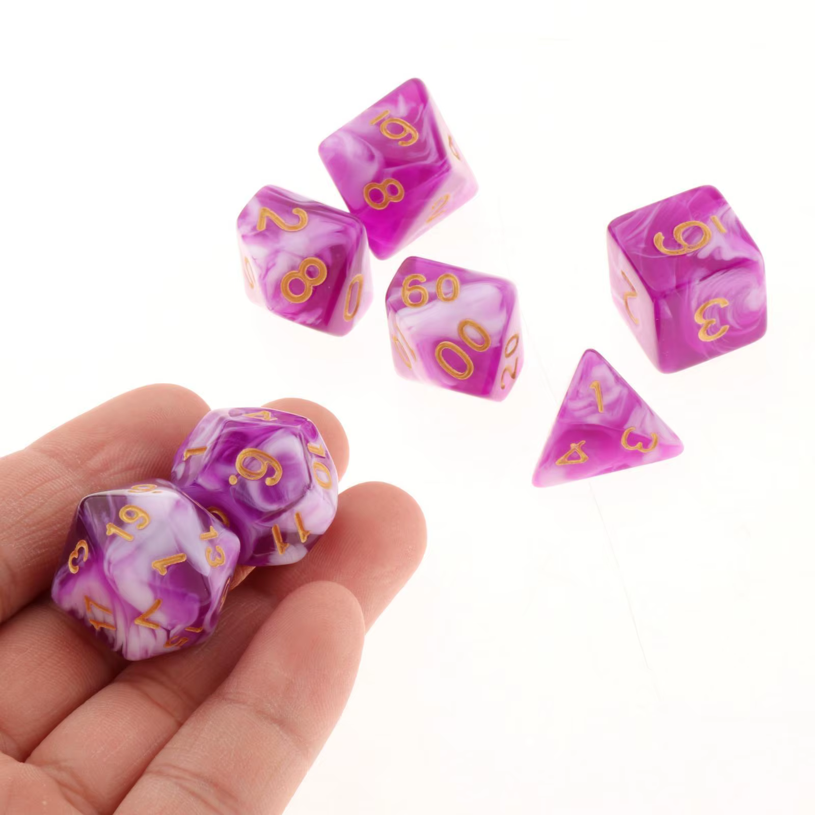 Multi-sided Dice Set Acrylic D4 D6 D8 D10 D12 D20 Decorative Dice Cubes for Gaming Party and RPG
Multi-sided Dice Set Acrylic D4 D6 D8 D10 D12 D20 Decorative Dice Cubes for Gaming Party and RPG