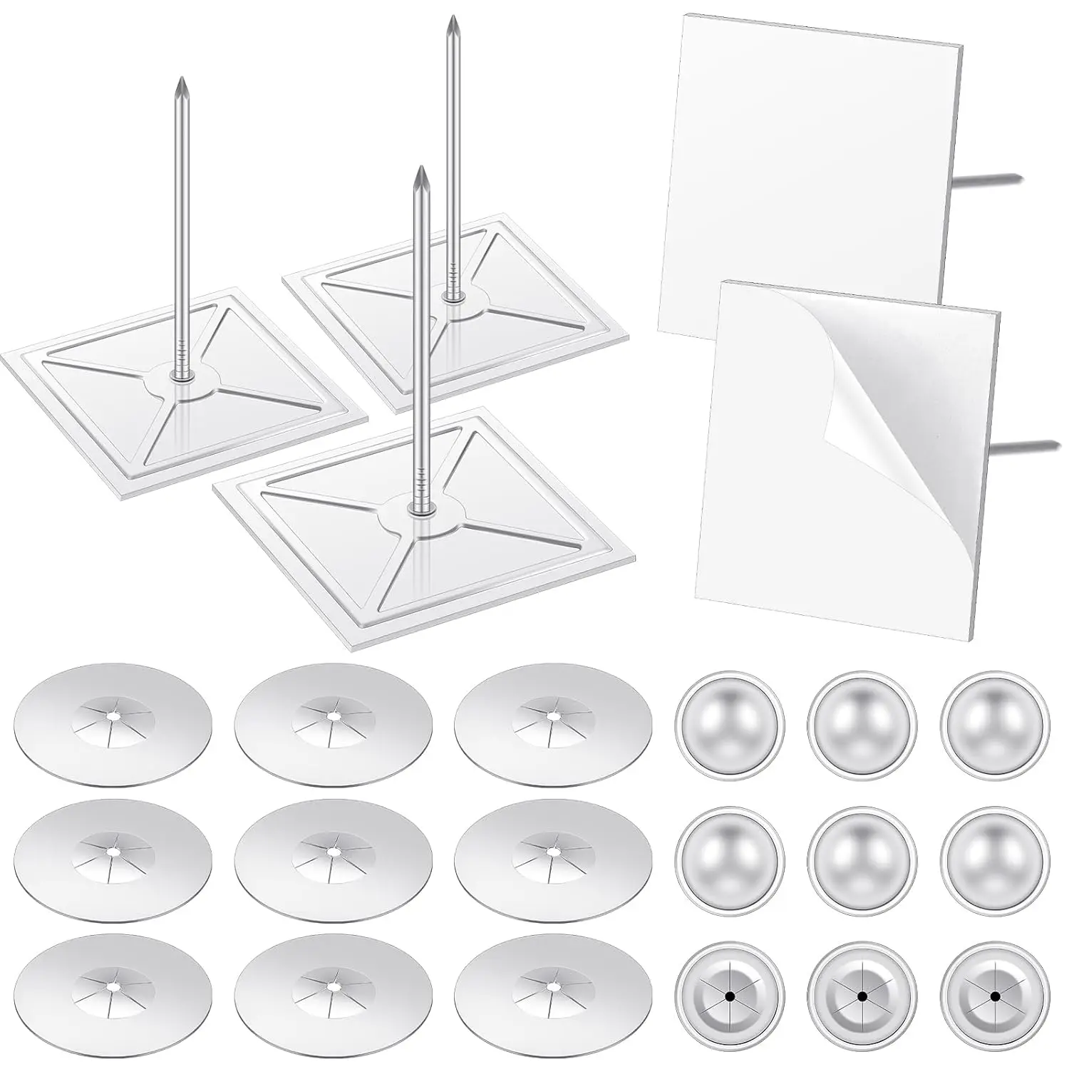50set 110mm Self-Adhesive Insulation Stick Pins Hangers With Locking Washers Dome Caps For Camper Van Conversion Accessories
50set 110mm Self-Adhesive Insulation Stick Pins Hangers With Locking Washers Dome Caps For Camper Van Conversion Accessories