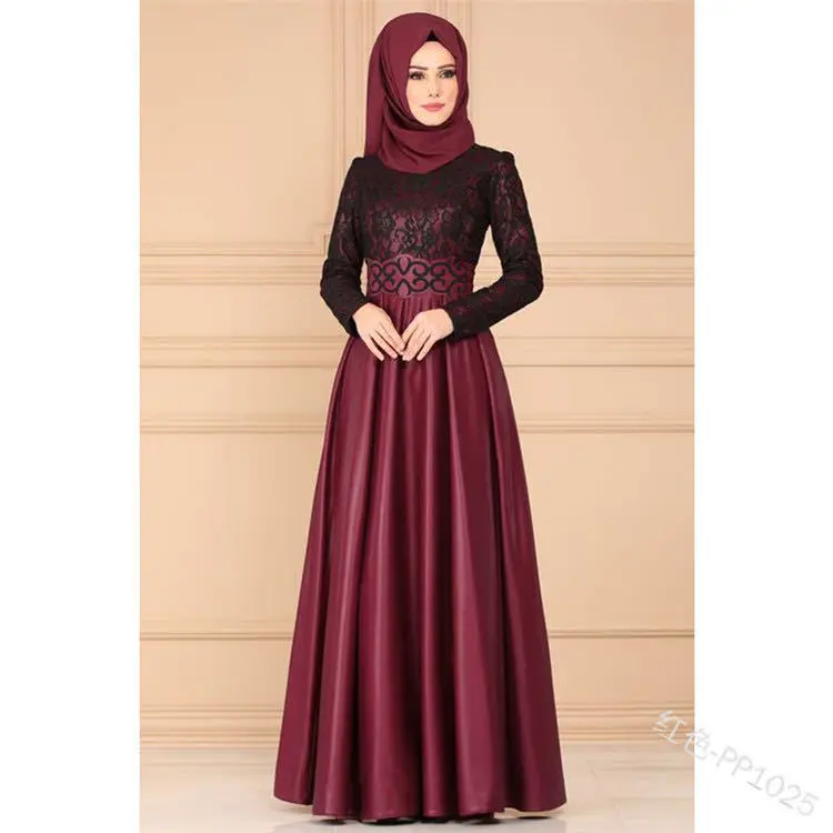 Straight Yiduoduo Patchwork Large Swing Skirt Ethnic Style Long Skirt Lace Dress 1025 Abaya Ramadan Dubai Luxury Islam Elegant
Straight Yiduoduo Patchwork Large Swing Skirt Ethnic Style Long Skirt Lace Dress 1025 Abaya Ramadan Dubai Luxury Islam Elegant