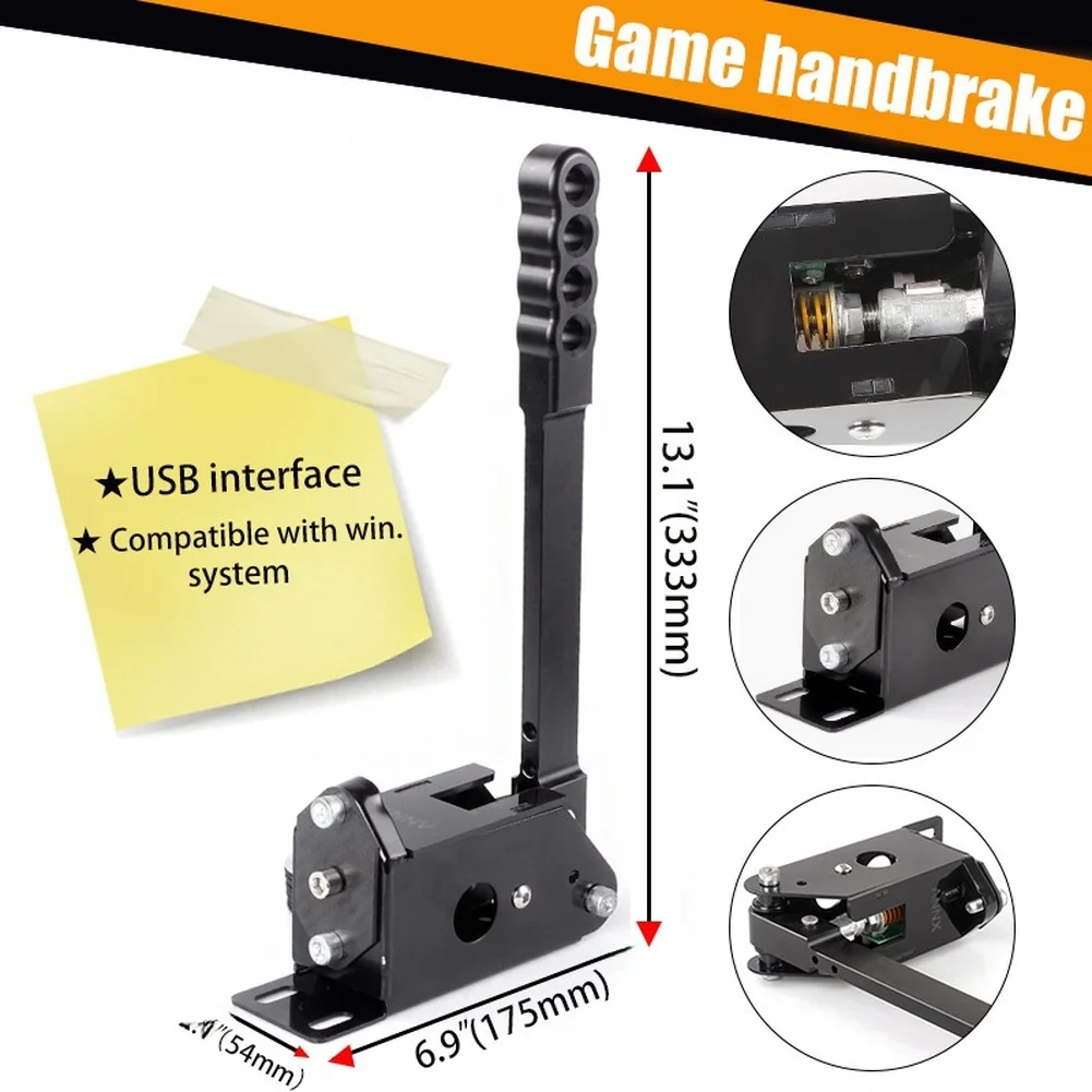 Performance Oriented Linear Handbrake for PC Racing Games with USB Connection and 16bit Precision Hall Effect Control
Performance Oriented Linear Handbrake for PC Racing Games with USB Connection and 16bit Precision Hall Effect Control