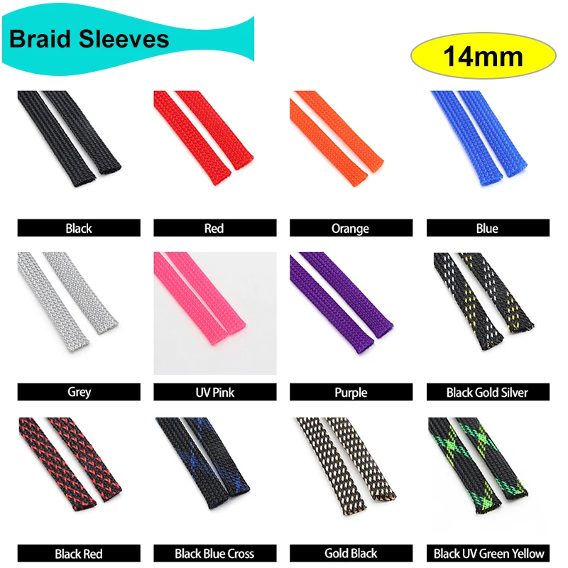 1/2/3/5/10/20/30/50M 14mm PET Braid Sleeves Sleeving High Density Insulated Cable Sheath Wrap Cable Protector Braid For Wires
1/2/3/5/10/20/30/50M 14mm PET Braid Sleeves Sleeving High Density Insulated Cable Sheath Wrap Cable Protector Braid For Wires