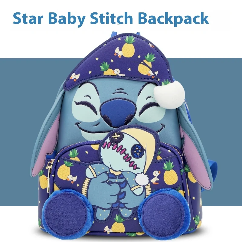 Stitch Backpack Cute Anime Character Peripheral Outdoor Large Capacity Trip Backpack Student Stationery High/Middle School Gift
Stitch Backpack Cute Anime Character Peripheral Outdoor Large Capacity Trip Backpack Student Stationery High/Middle School Gift
