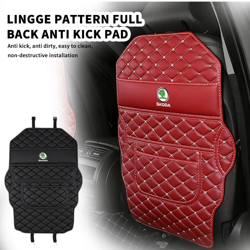 Car Stickers Leather Car Anti-Kick Mats Seat Back Protector Cover Anti-Dirty Storage Bag For Skoda Octavia A5 A4 Mk1 2 Fabia Sup
Car Stickers Leather Car Anti-Kick Mats Seat Back Protector Cover Anti-Dirty Storage Bag For Skoda Octavia A5 A4 Mk1 2 Fabia Sup