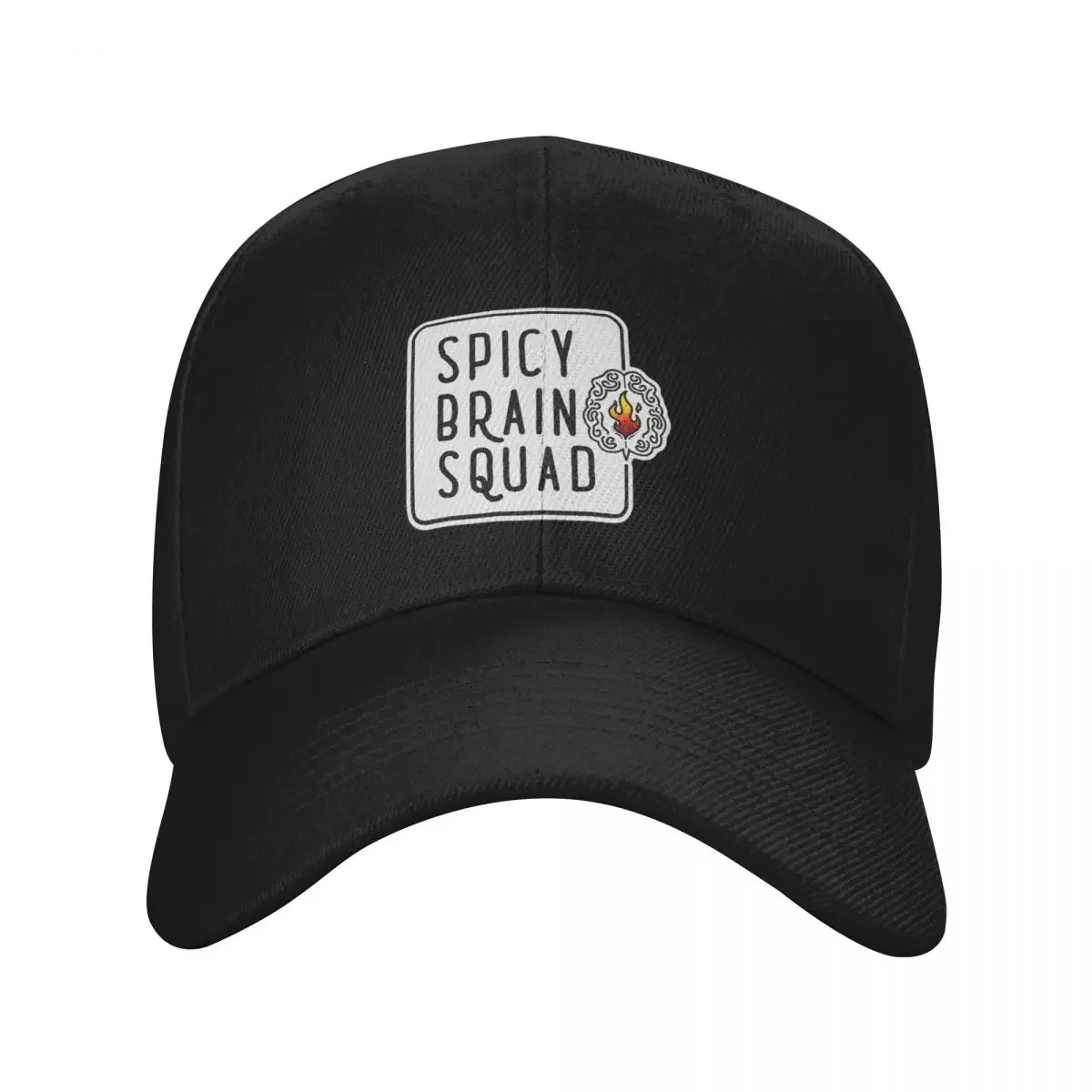 Spicy Brain Squad Baseball Cap black Icon Golf Cap Sun Hat For Children Women Hats Men's
Spicy Brain Squad Baseball Cap black Icon Golf Cap Sun Hat For Children Women Hats Men's